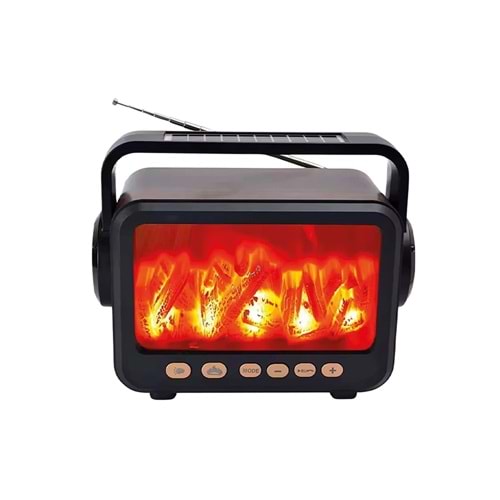 Concord FP-337S Bt/Fm/Usb Alev & Şömine Efektli Solar Enerjili BT Radyo