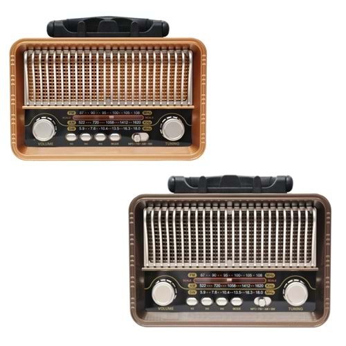 Concord M-1232 Bluetooth USB & TF & Aux Girişi FM Nostalji Radyo BT