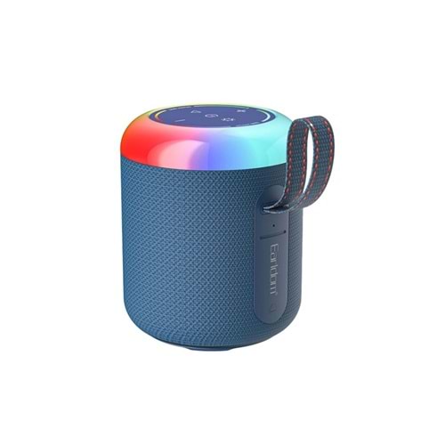 Earldom ET-A38 RGB Işıklı Süper Bass BT 5.3 Kablosuz Hoparlör - Mavi