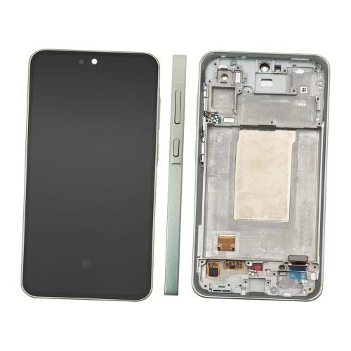 Samsung A366 A36 Lcd Ekran Kasalı Servis Orjinal - Yeşil