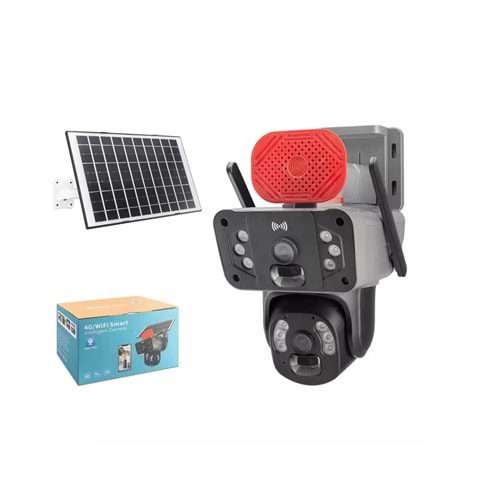 Nodar X5-Tech Yt-58G Solar 4G Kamera 2*3Mp Lens V380 Pro