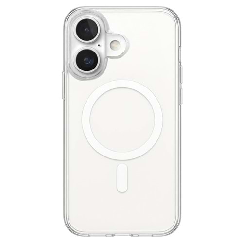 Newface iPhone 17 Kılıf Magneticsafe Şeffaf Silikon - Şeffaf