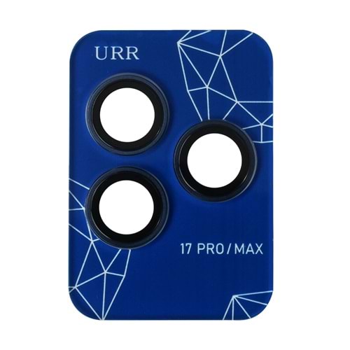 URR iPhone 17 Pro / 17 Pro Max Fan Series AR Kamera Lens Koruyucu - Lacivert