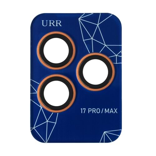 URR iPhone 17 Pro / 17 Pro Max Fan Series AR Kamera Lens Koruyucu - Turuncu