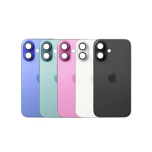 İphone 16 Arka Kapak Kamera Camlı - Mavi