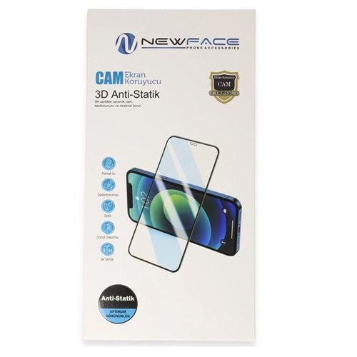 Samsung A17 Uyumlu 3D Antistatik Cam Ekran Koruyucu