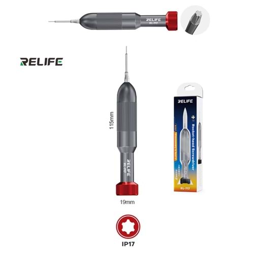 Relife RL-711 İPH17 Profosyonel İphone 17 Seri Tekli Montaj Tornavida