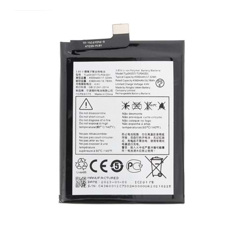 Red Power TCL 20 Pro - TCL 10 Plus Batarya TLP043D7