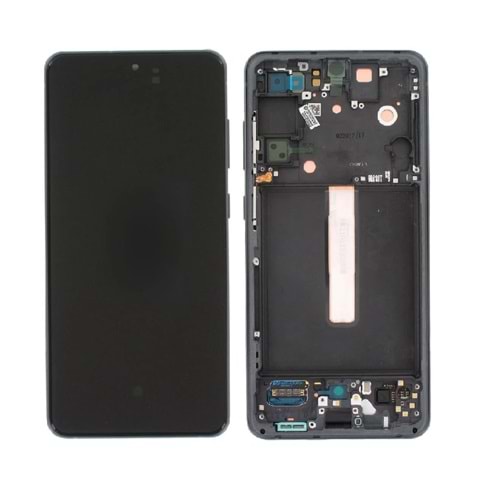 Samsung S21 FE Lcd Ekran Kasalı Oled - Siyah