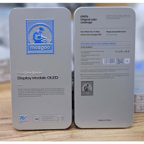 MOSGOO Oppo A91 / Oppo Reno 3 Lcd Ekran Çıtasız Oled