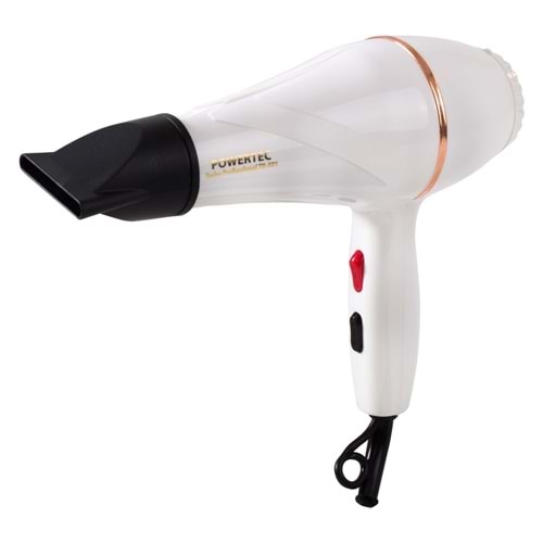 Powertec TR-501 Turbo Profesyonel 2500 W Fön Makinesi - POWERTEC - TR-501 - Mavi - ADET