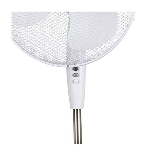 Opp Ayaklı 40 cm Vantilatör 45 Watt 90 Derece Dönerli Pervane - Beyaz