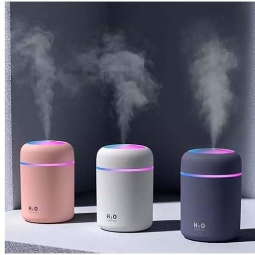 Katjmer H20 Nemlendirici Renkli Ortam Işığı Hava Nemlendirici Buhar Makinesi