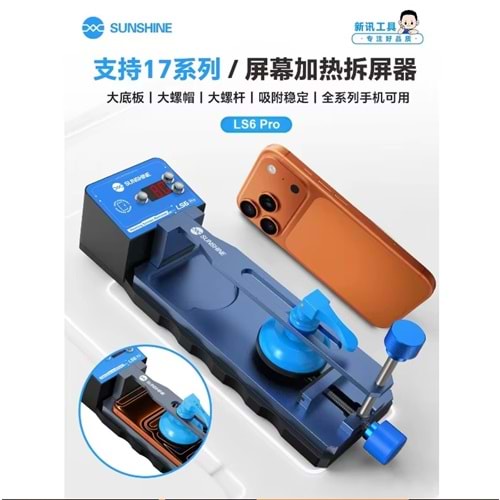 Sunshine LS6 Pro Ekran Ayırma ve Ekran Tutucu Makinası