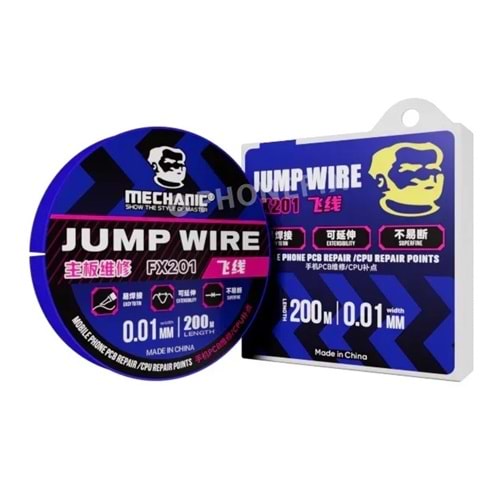 Mechanic FX201 Hat Çekme Teli 0.01mm 200m