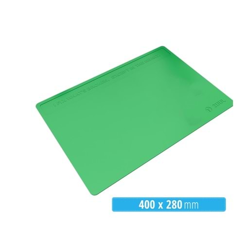 2UUL ST81 Isıya Dayanlı Tamir Çalışma Pedi 400*280mm Yeşil