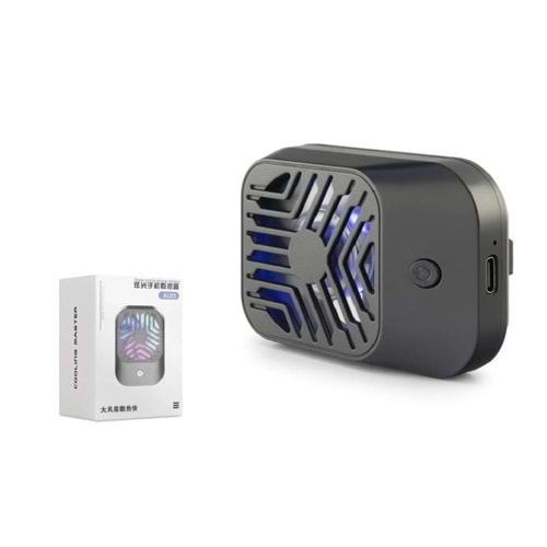 HADRON HDX4389 Fanlı Telefon Soğutucu Bataryalı LED - Siyah