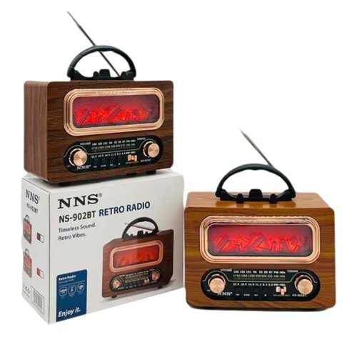 Concord NS-902BT Bt/Fm/Usb Alev & Şömine Efektli Nostalji Radyo NS902BT
