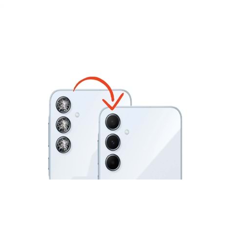 Samsung A255 A25 Kamera Camı 3lü Set