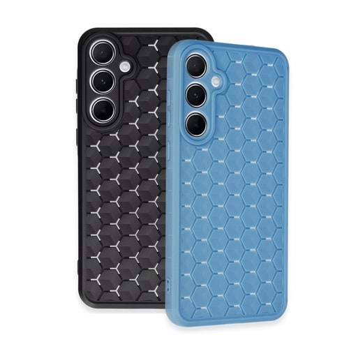 Newface Xiaomi Poco X6 / Redmi Note 13 Pro 5G Kılıf Petek Silikon Kapak - Koyu Yeşil