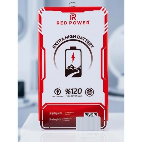 Red Power İphone XR Batarya Güçlendirilmiş 3500mAh