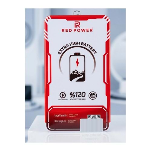 Red Power İphone 13 Pro Batarya Güçlendirilmiş 3720mAh