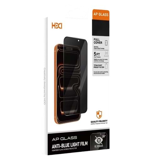 HDD Apple iPhone 18 Pro Max Rift Hayalet Cam Ekran Koruyucu - Siyah