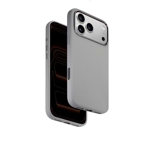HDD Apple iPhone 17 Pro / 18 Pro HBC-452 Peridot Magsafe Kapak - Gri