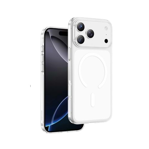Keephone Apple iPhone 18 Pro / 17 Pro X-Crystal Slim Magsafe Kılıf - Şeffaf
