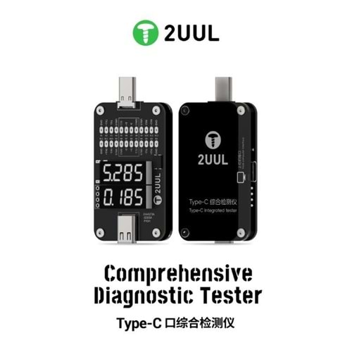 2UUL PW32 Type-C Şarj Soketi Test Aparatı