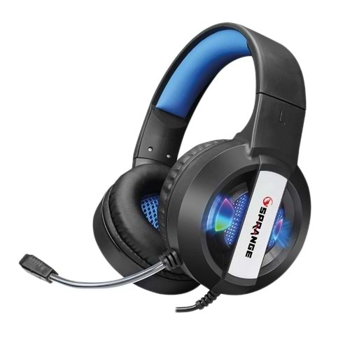 SPRANGE SR-X11 7+1 LED Işıklı Mikrofonlu Oyuncu Pc Kulaklık