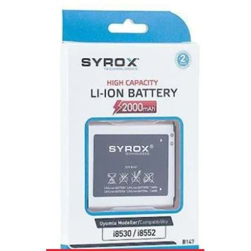 Syrox Samsung 8552 Batarya B147