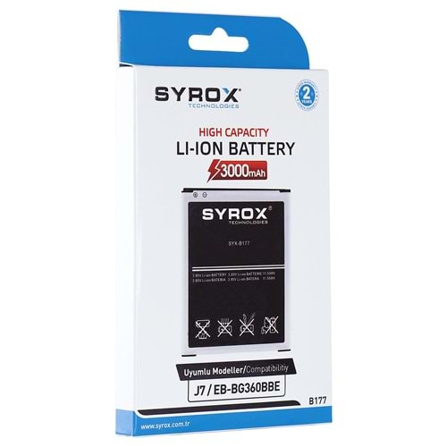 Syrox Samsung J7 Batarya B177