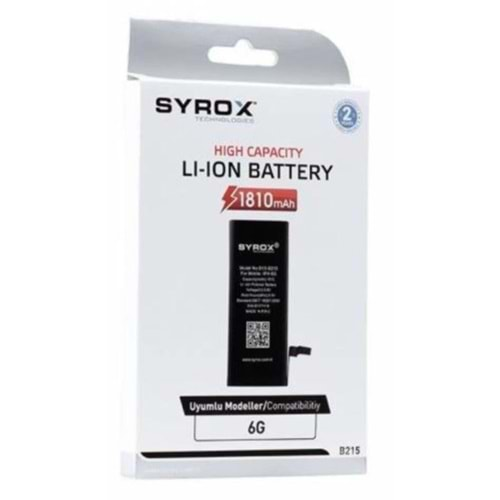 Syrox İphone 6 / Batarya B215