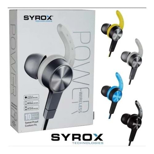 Syrox Bluetooth ( Kablosuz ) Mıknatıslı Kablosuz Kulakiçi Kulaklık S32