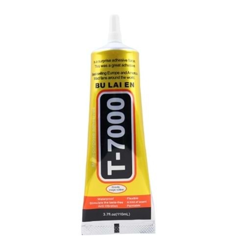 T7000 Siyah Silikon Yapıştırıcı 110Ml