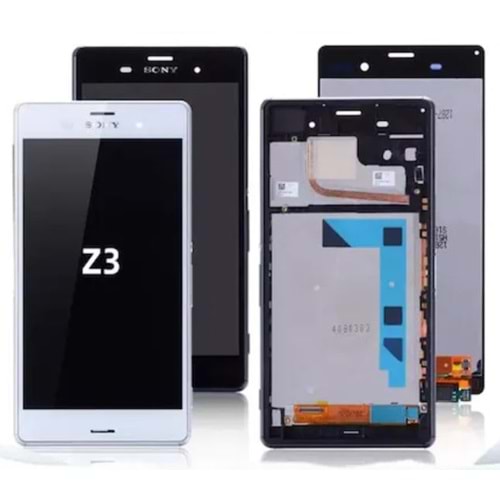 Sony Z3 Çift Hat Lcd Ekran Beyaz