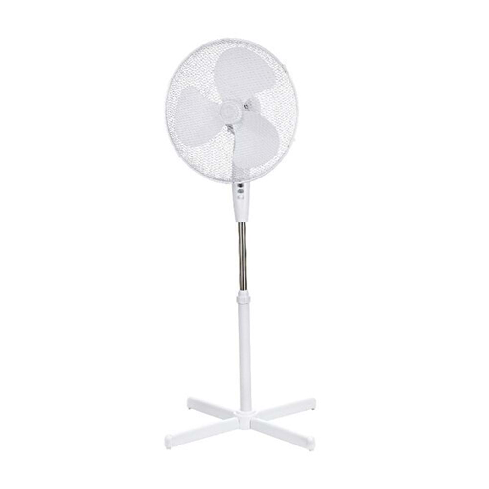 Opp Ayaklı 40 Cm Vantilatör 45 Watt 90 Derece Dönerli Pervane - Beyaz