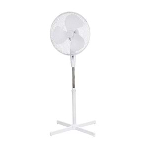 Opp Ayaklı 40 Cm Vantilatör 45 Watt 90 Derece Dönerli Pervane - Beyaz