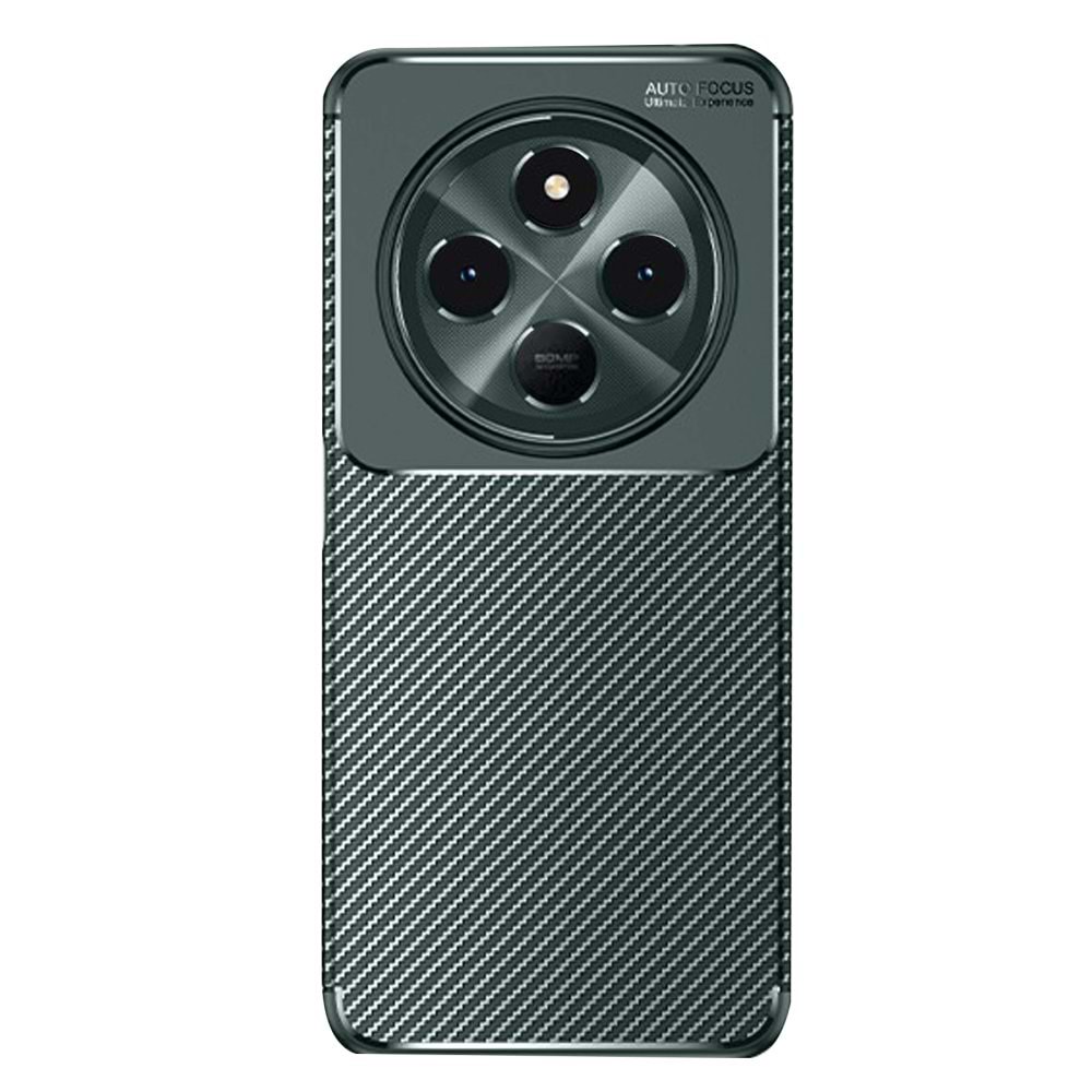 Newface Xiaomi Redmi 14 Pro Kılıf Maya Karbon Kapak - Yeşil