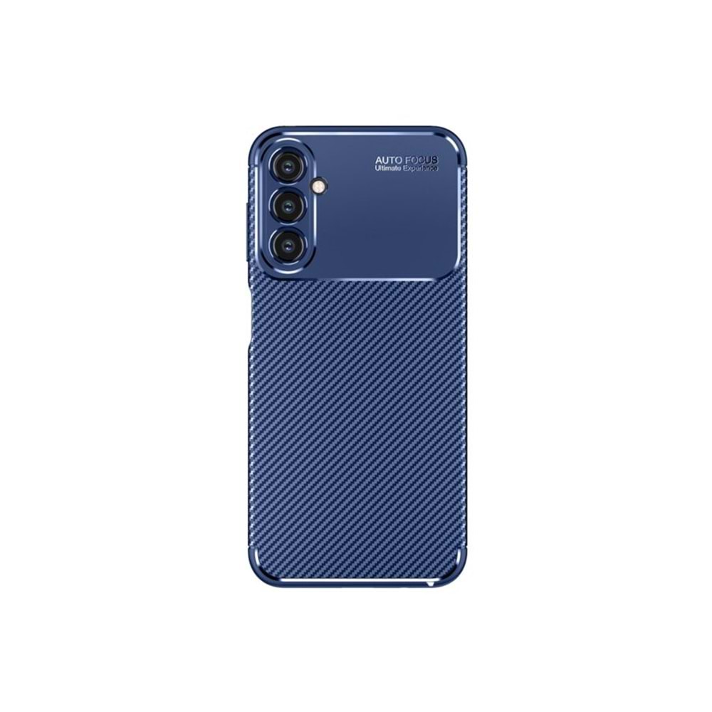 Newface Samsung A36 Kılıf Maya Karbon Kapak - Mavi
