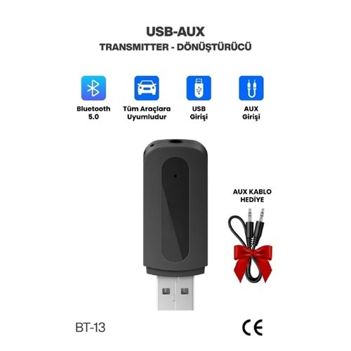 CONCORD BT-13 USB 2.0 - 5.0 Bluetooth Adaptör
