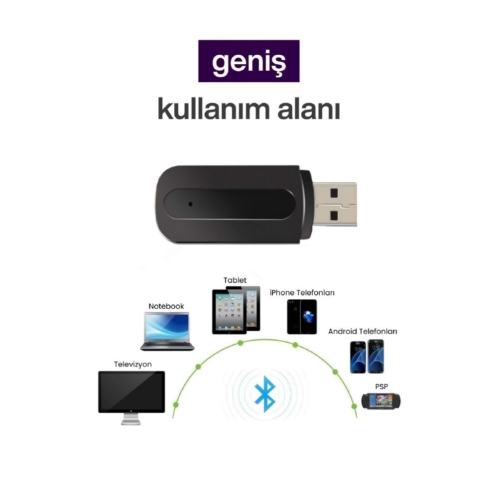 CONCORD BT-13 USB 2.0 - 5.0 Bluetooth Adaptör