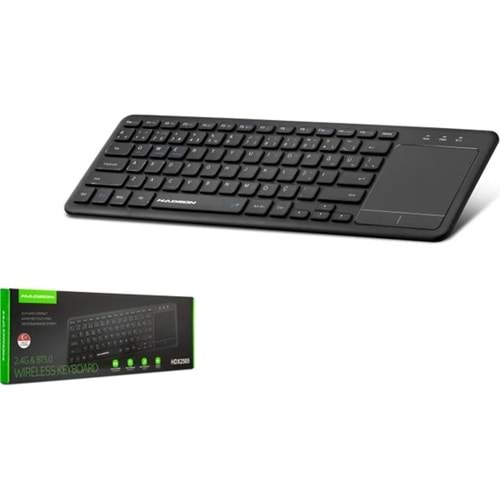 Hadron HDX2505 Bluetooth Wireless Klavye+Touch Pad