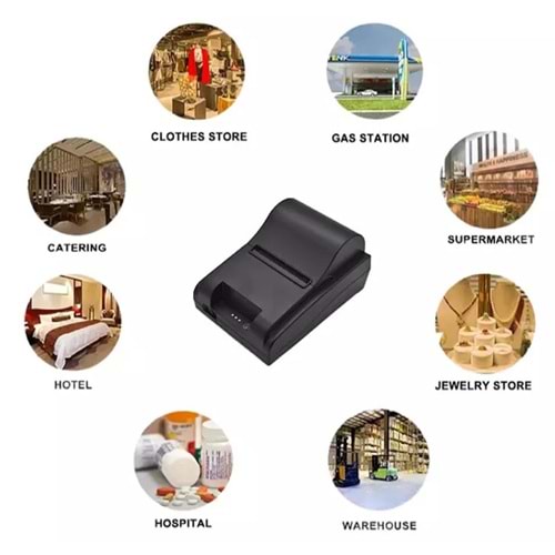 Concord Jp-306 Usb+ Bluetooth Printer 80mm Termal Yazıcı