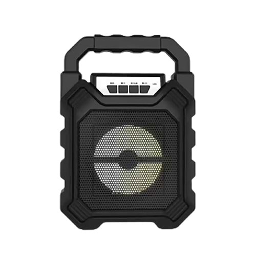 Polygold Jpj668 Işıklı Bluetooth Hoparlör - Siyah