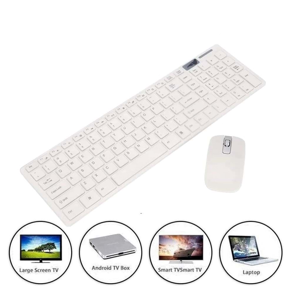 Concord MW Wireless Multimedya Türkçe Q Klavye Mouse Seti