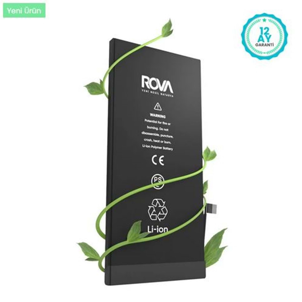 Rova İphone Xr Batarya 3510 Mah Güçlendirilmiş