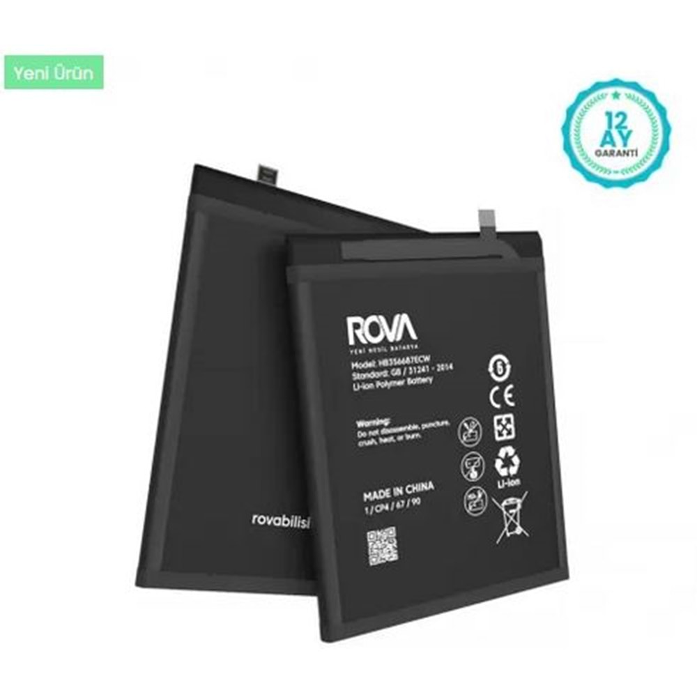 Rova Huawei Mate 10 Lite Batarya 3340 Mah Hb356687Ecw