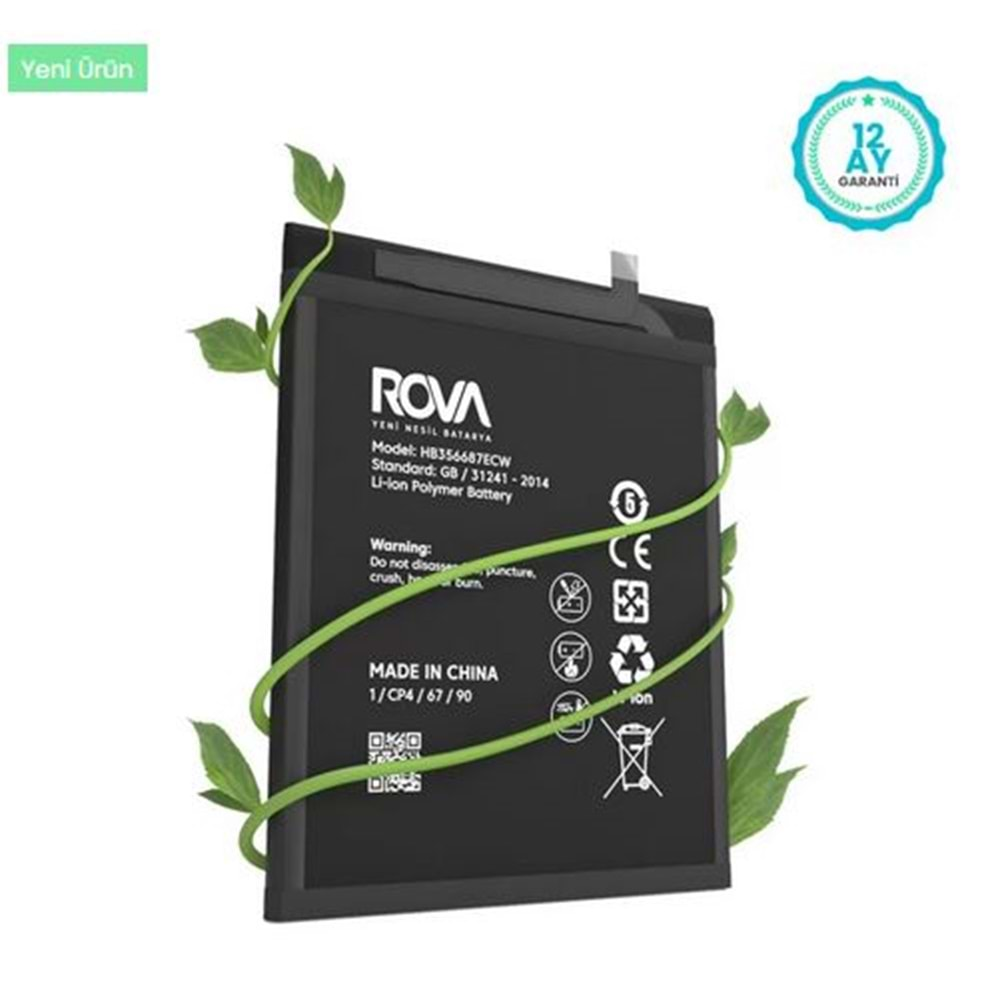 Rova Huawei Mate 10 Lite Batarya 3340 Mah Hb356687Ecw